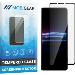 Mobigear Premium Sony Xperia Pro-I Panzerglas Gehärtetes Glas Displayschutz - Hüllenfreundlich - Schwarz