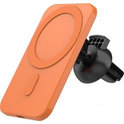 Mobigear Autohalterung Saugnapf Windschutzscheibe Magnetisch Einstellbar Orange
